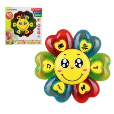 Игрушка музыкальная "Цветик Семицветик", свет, звук, ABS, 3ААA, 12х12х2,4см ИГРОЛЕНД